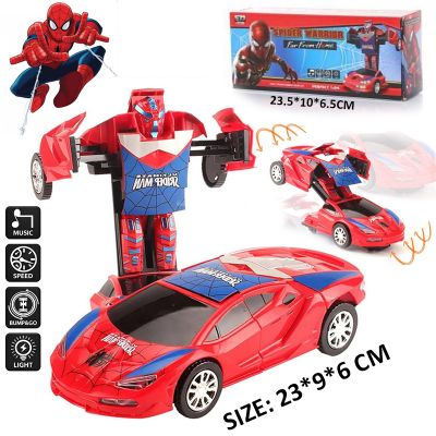 Đồ chơi Robot Siêu Nhân Biến Hình Xe Lamborghini 9904-2 Di chuyển né vật cản có đèn có nhạc Siêu nhân robot Đồ chơi cho 