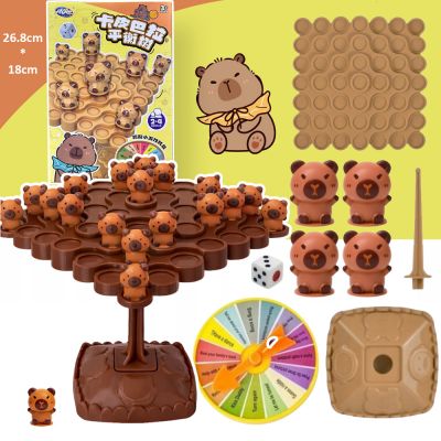 Đồ Chơi Xếp Hình Cân Bằng Capybara Cho 2-4 Người Chơi Dồ Chơi Trí Tuệ Cho Bé