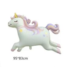 Bóng Nhôm Hình Ngựa Pony Bóng Kiếng Ngựa Thần,Bóng Hình Ngựa Cầu Vồng Trang Trí Tiệc Sinh Nhật