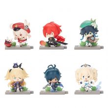 Mô hình Figure nhân vật Genshin Impact  Klee Diluc Barbara Fischl Venti Kaeya chibi