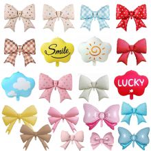 Bóng kiếng hình nơ mẫu mới tone màu nhẹ vintage gồm size to, size nhỏ