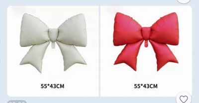 Bóng kiếng trang trí hình nơ size nhỏ