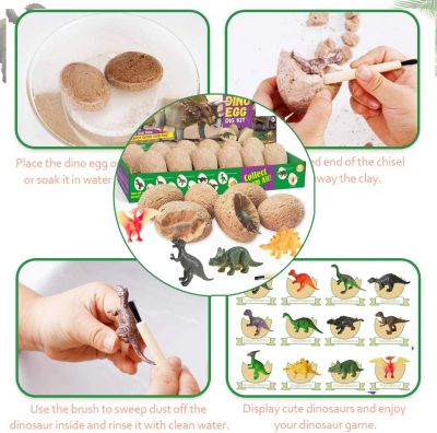 Đồ Chơi Khảo Cổ Học Khai Quật Trứng Khủng Long Hóa Thạch Cho Bé