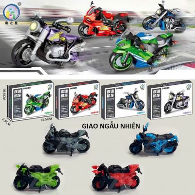 Hộp Đồ chơi lắp ghép mô hình xe đua moto siêu hot Đồ chơi cho bé