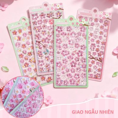 Đồ chơi hình dán sticker hoa đào mẫu mới đáng yêu