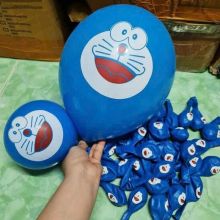 10 Bong Bóng Tròn In Hình Doraemon
