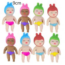 Búp bê xấu xí bé Natasha mochi squishy Đồ chơi xấu xí da đen da trắng cao su giảm stress siêu hot