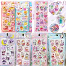 Sticker Charm Nước Lấp Lánh Ly Kem, Gẫu, Sanrio, Kuromi Nhiều Mẫu Nhiều Hình Size Lớn