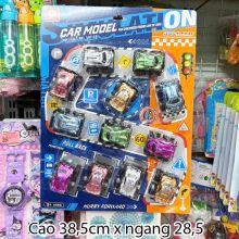 Vỉ đồ chơi xe đua mạ nhũ