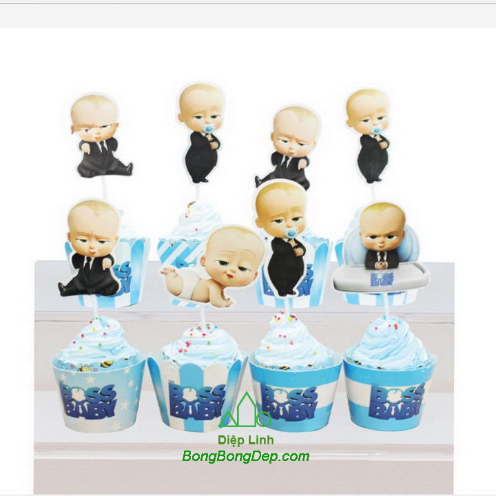 Set trang tri sinh nhat boss baby